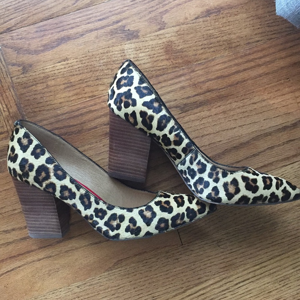 Cheetah print heels